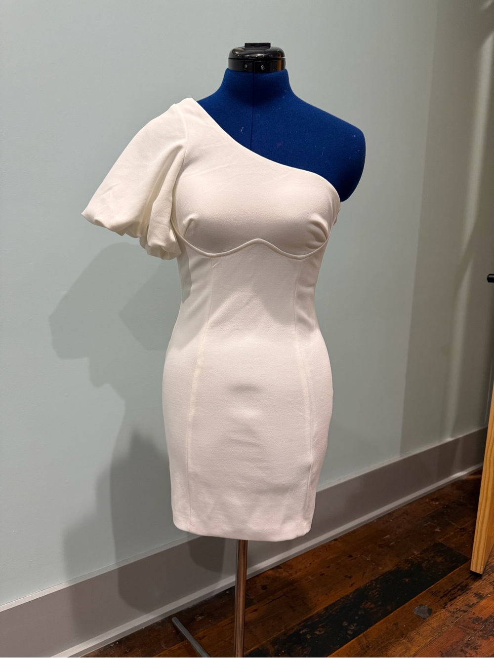 Hello Molly One-Shoulder White Dress